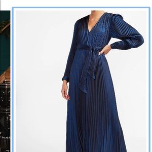 Blue Metalic Dress from Express.